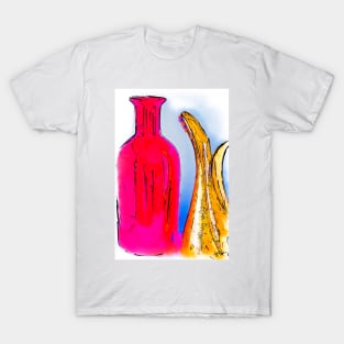 The Pitcher And Vase Watercolor T-Shirt